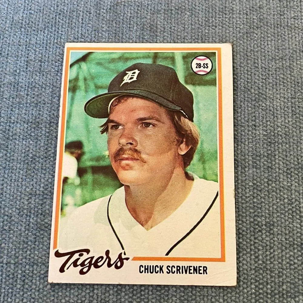 1978 Topps Detroit Tigers Baseball Card Trading Card